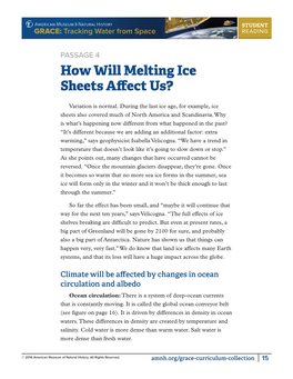 How Will Melting Ice Sheets Affect Us?