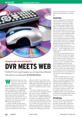 DVR Meets Web with an “Air Time” and a Source Channel