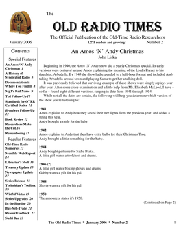 Old Radio Times Old Radio Times