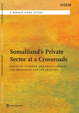 Somaliland's Private Sector at a Crossroads
