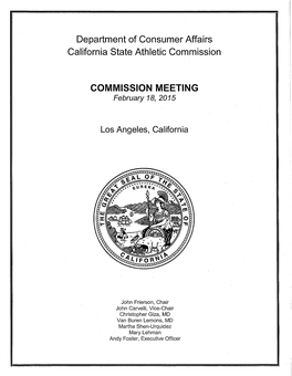 California State Athletic Commission