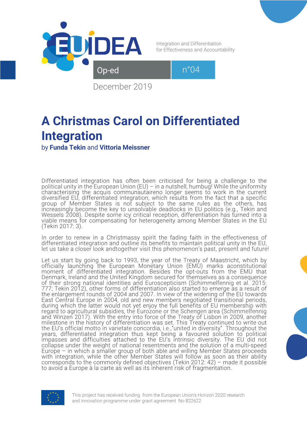 A Christmas Carol on Differentiated Integration by Funda Tekin and Vittoria Meissner