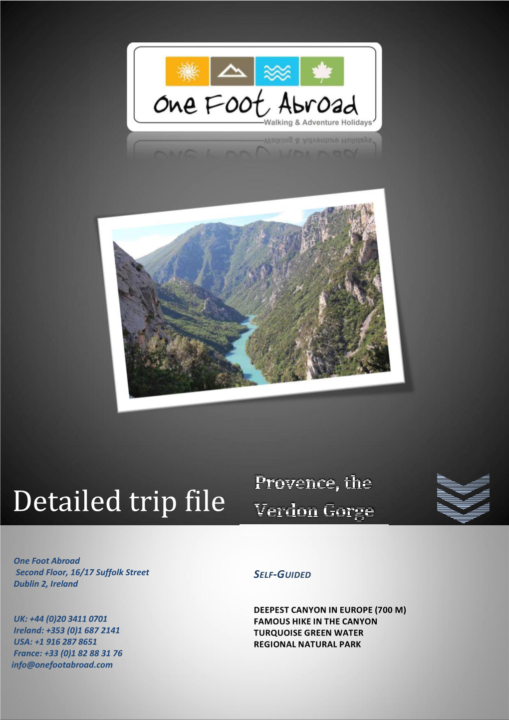 Detailed Trip File