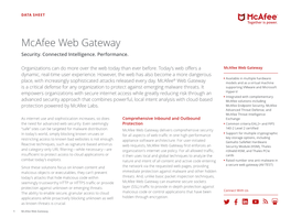 Mcafee Web Gateway Security