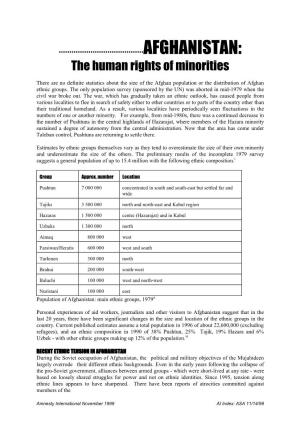 The Human Rights of Minorities