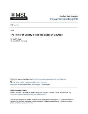 The Power of Society in the Red Badge of Courage