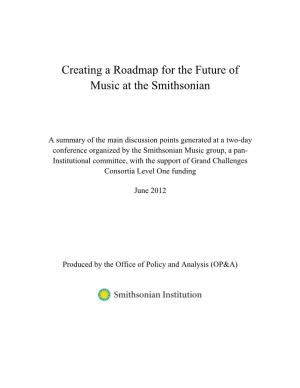 Creating a Roadmap for the Future of Music at the Smithsonian