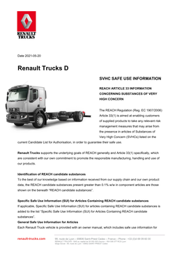 Renault Trucks D -.Pdf