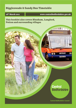 Biggleswade & Sandy Bus Timetable