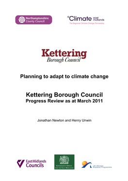 Kettering Borough Council Progress Review As at March 2011