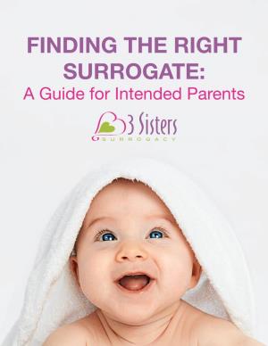 FINDING the RIGHT SURROGATE: a Guide for Intended Parents Table of Contents Chapter 1: Understanding Surrogacy