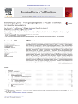 Brettanomyces Yeasts — from Spoilage Organisms to Valuable Contributors to Industrial Fermentations