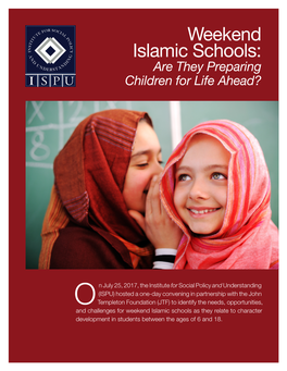 Weekend Islamic Schools: Are They Preparing Children for Life Ahead?