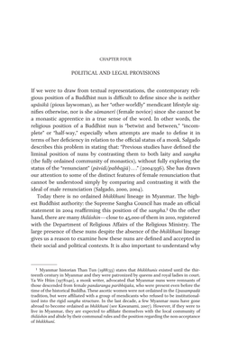 POLITICAL and LEGAL PROVISIONS If We Were to Draw from Textual