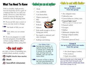 A Local Guide to Eating Fish Safely