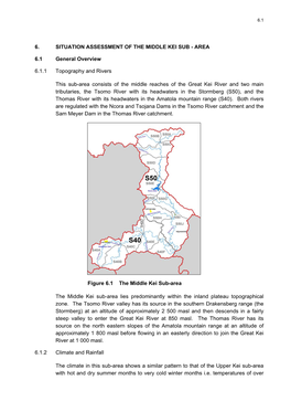 Situation Assessment for the Middle Kei Sub-Area