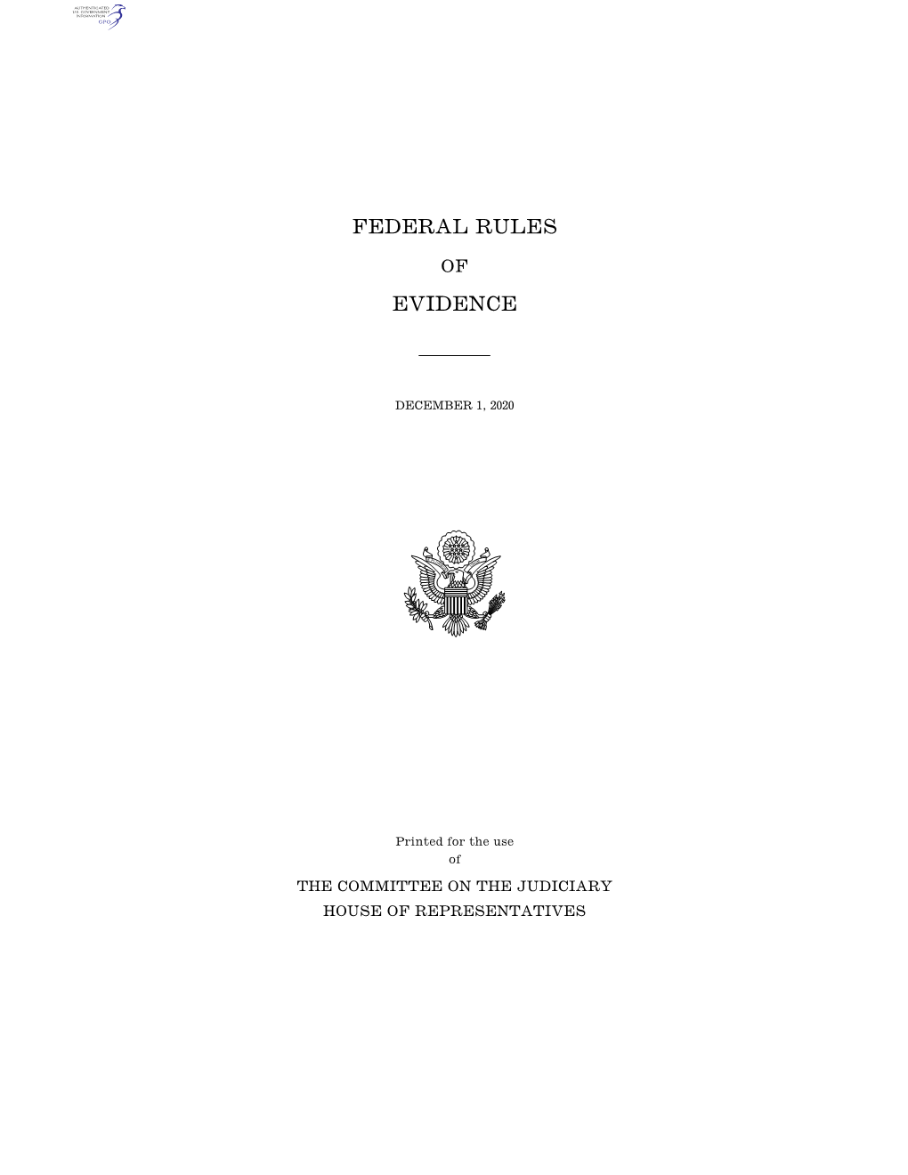 Federal Rules Evidence