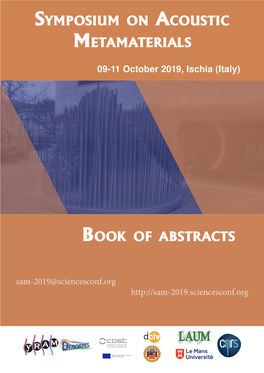 Book of Abstracts Symposium on Acoustic Metamaterials