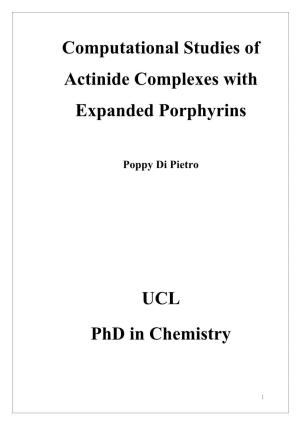 Computational Studies of Actinide Complexes with Expanded Porphyrins