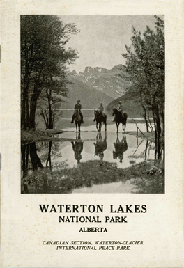 Waterton Lakes National Park Alberta