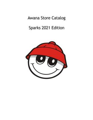 Awana Store Catalog Sparks 2021 Edition