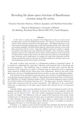 Revealing the Phase Space Structure of Hamiltonian Systems Using the Action