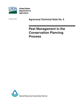 Pest Management in the Conservation Planning Process
