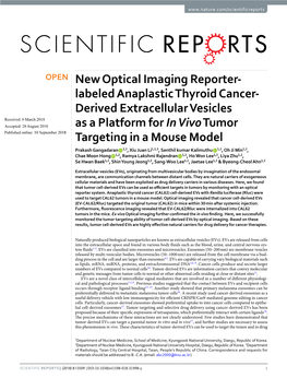 New Optical Imaging Reporter-Labeled Anaplastic
