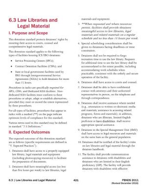 6.3 Law Libraries and Legal Material