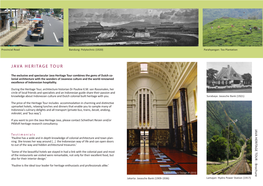 Java Heritage Tour Brochure