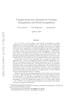 A Simple Sweep Line Algorithm for Counting Triangulations And