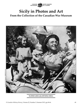 Sicily in Photos and Art: from the Collection of the Canadian War Museum