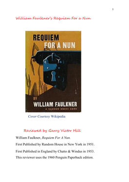William Faulkner's Requiem for A