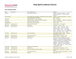 Holy Spirit Lutheran Church