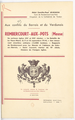 Rembercourt-Aux-Pots (Meuse)