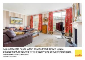 A Rare Freehold House Within This Landmark Crown Estate Development, Renowned for Its Security and Convenient Location
