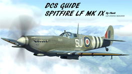 Dcs Spitfire Mk Ix Guide