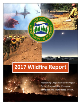 2017 ODF Protection Fire Season Report