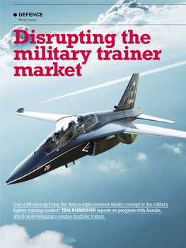 Disrupting the Military Trainer Market