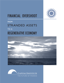 Financial Overshoot Regenerative Economy