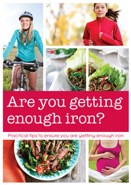 Are You Getting Enough Iron?