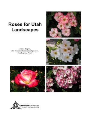 Roses for Utah Landscapes