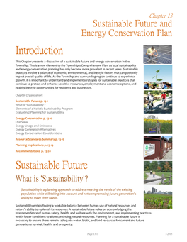 Chapter 13 Sustainable Future and Energy Conservation Plan