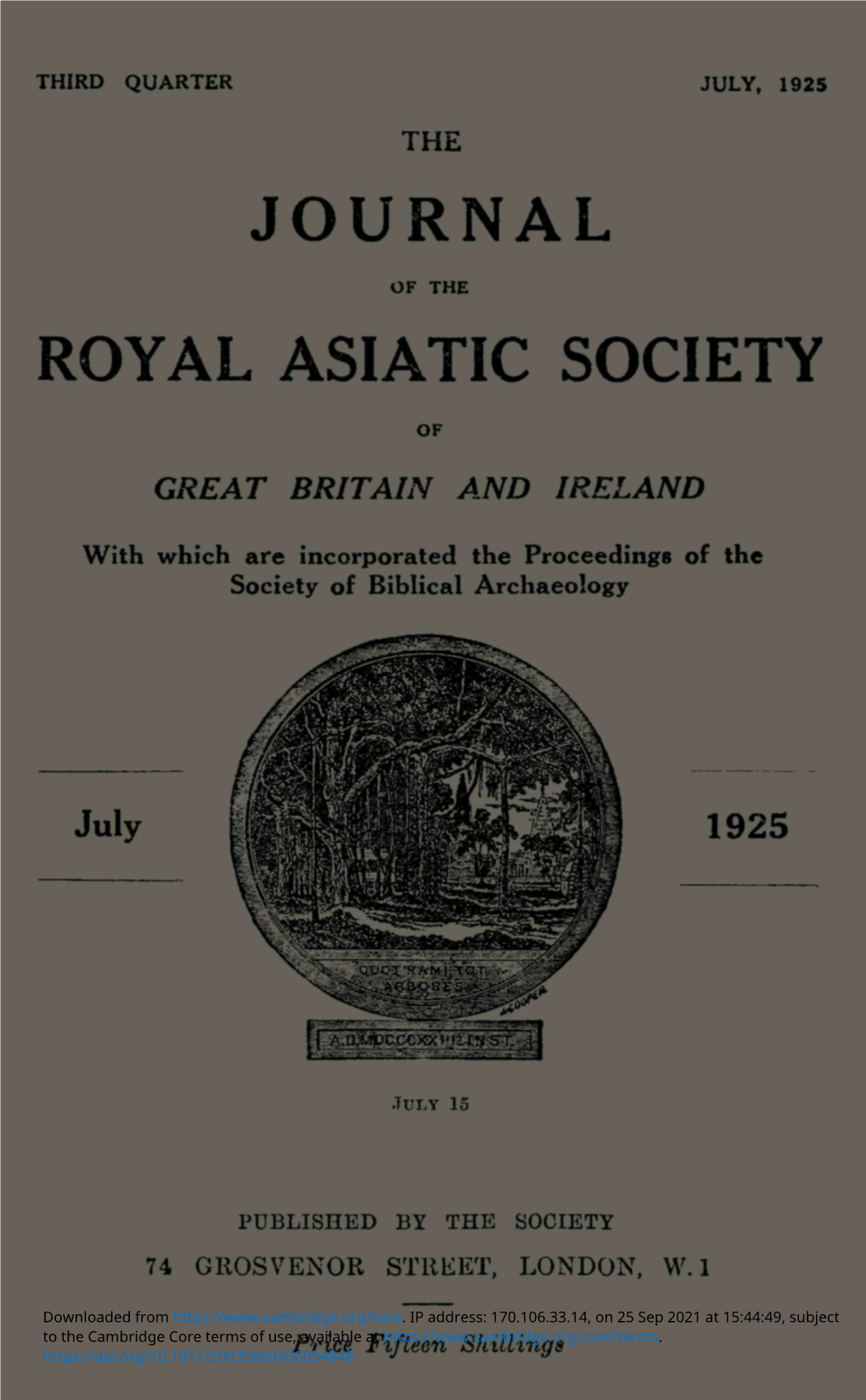 Royal Asiatic Society