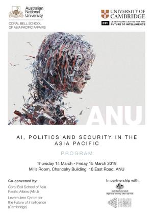 Ai, Politics and Security in the Asia Pacific Program