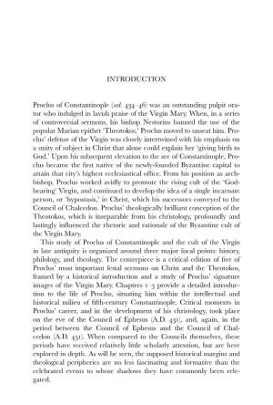 INTRODUCTION Proclus of Constantinople