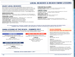 LOCAL BEACHES Fr BEACH Sujim LESSONS
