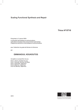 Scaling Functional Synthesis and Repair