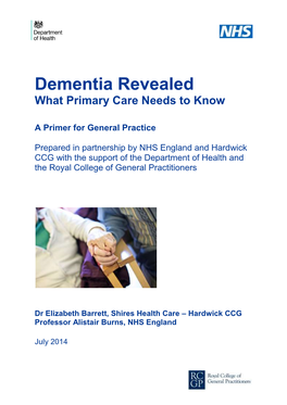 Dementia Revealed: What Primary Care Needs to Know