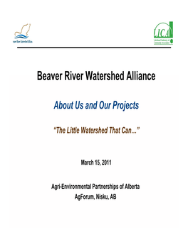 Beaver River Watershed Alliance